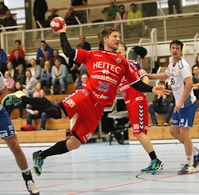 (Foto: HJKrieg, hl-studios, Erlangen): Jan Schäffer, der neue Kreisläufer des HC Erlangen (Foto: HJKrieg, hl-studios, Erlangen): Jan Schäffer, der neue Kreisläufer des HC Erlangen