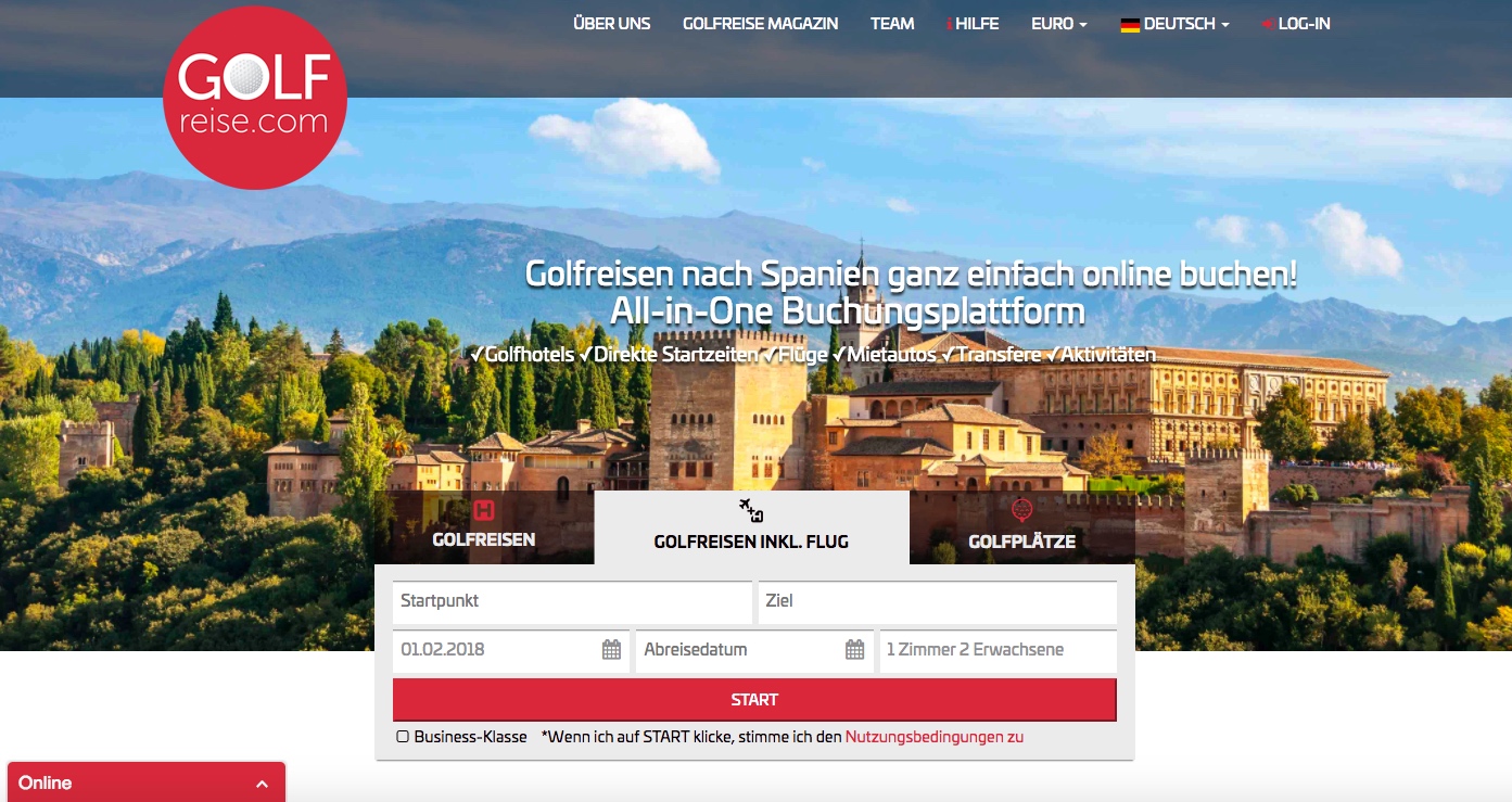 Startseite von Golfreise.com Startseite von Golfreise.com