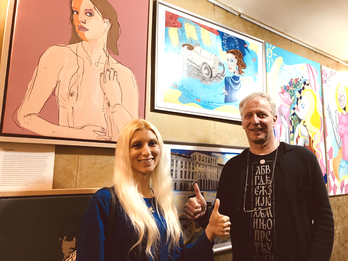 Künstler Tanja Playner und Herre Methorst