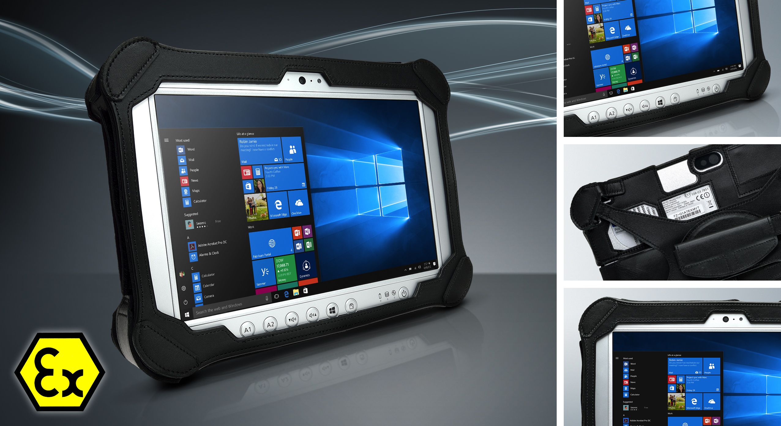 Panasonic 10,1?Tablet für explosionsgefährdete Bereiche: TOUGHPAD FZ-G1 ATEX (Bildquelle: Panasonic)