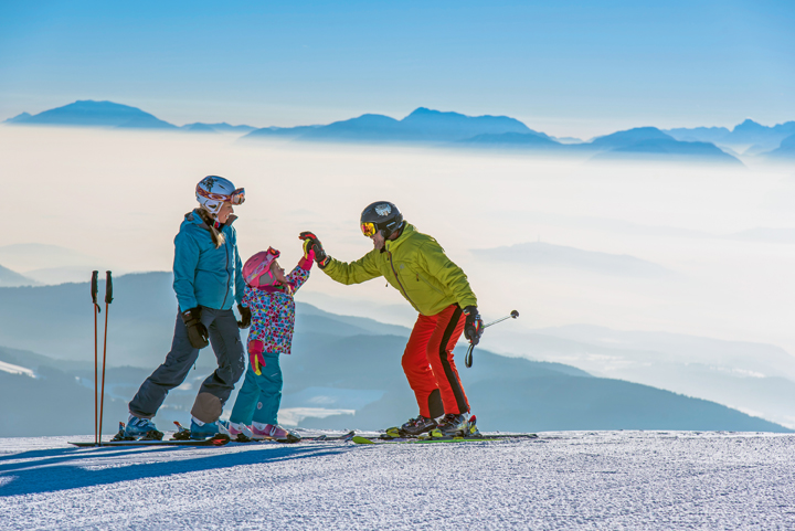 Skispaßfür Großund Klein gibt es auf der Gerlitzen Alpe. (Bildquelle: epr/Region Villach Tourismus/F