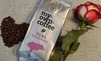 single origin Kaffeebohnen my-own-coffee zum Valentinstag zum FAIRschenken. Bild: my-own-coffee