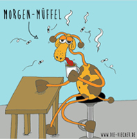 (c) Die Viecher ® - Cartoon von Eva Böhm / Morgenmüffel (c) Die Viecher ® - Cartoon von Eva Böhm / Morgenmüffel