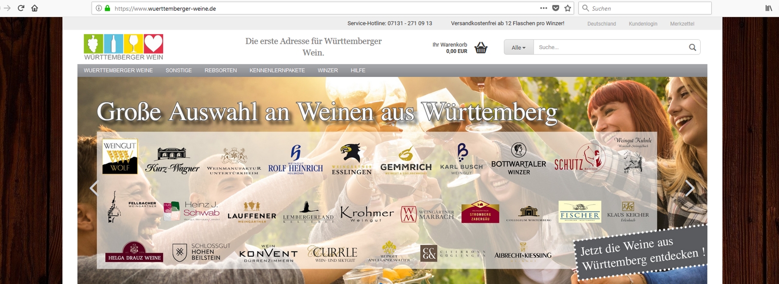 Der neue Shop für Württemberger Weine Der neue Shop für Württemberger Weine