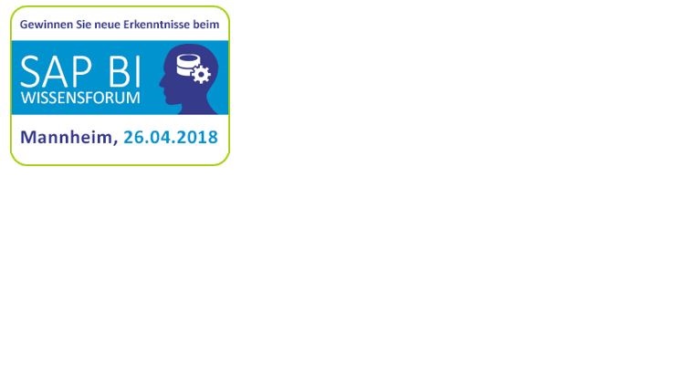 Banner SAP BI-Wissensforum 2018