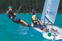Segeler in Action (Hotel Post am See)