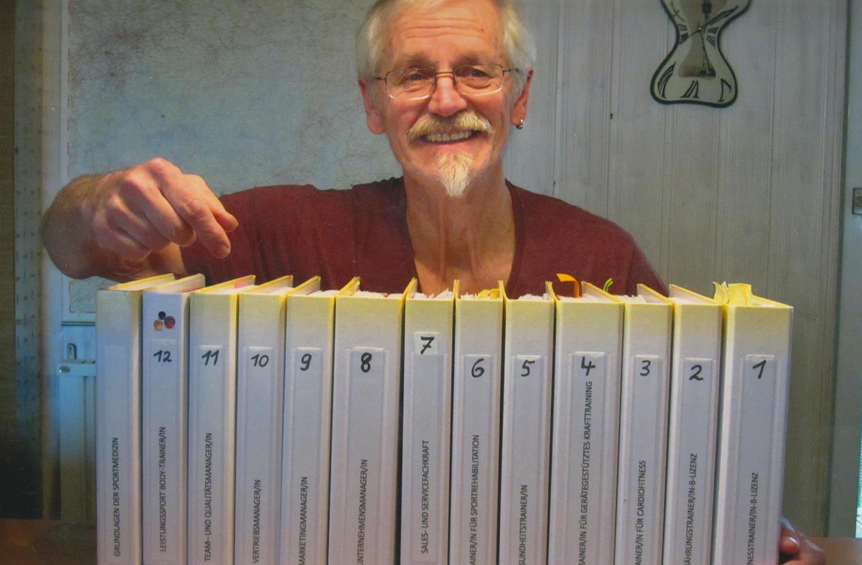Mit 62 zum Fitnessfachwirt: Horst Zwicker