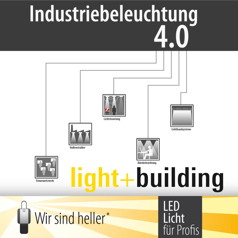 Industriebeleuchtung 4.0 auf der light + building