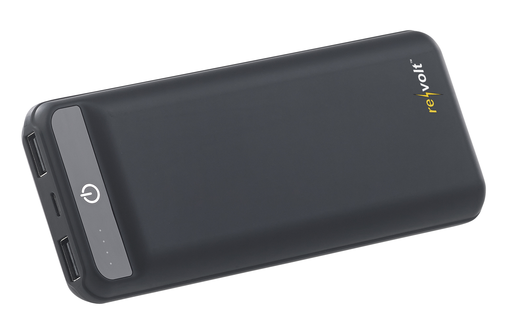 revolt USB-Powerbank PB-190 im Slim-Design, 20.000 mAh, 2 USB-Ports, 2,4 A, 12 Watt, www.pearl.de revolt USB-Powerbank PB-190 im Slim-Design, 20.000 mAh, 2 USB-Ports, 2,4 A, 12 Watt, www.pearl.de