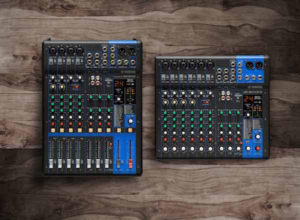 Yamaha mit neuen Kompaktmischpulten: MG10XUF mit Fadern und MG12XUK mit Drehreglern Yamaha mit neuen Kompaktmischpulten: MG10XUF mit Fadern und MG12XUK mit Drehreglern