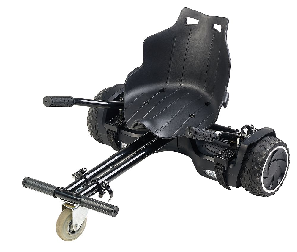 Speeron 2in1-Elektro-Scooter und Kart XL-910.duo, 7"-Räder, 600 W, bis 100 kg, www.pearl.de