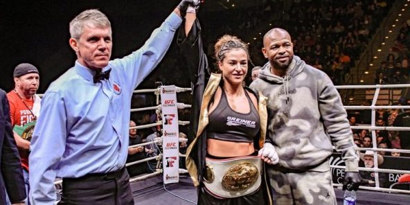 Ikram Kerwat und Roy Jones jr.