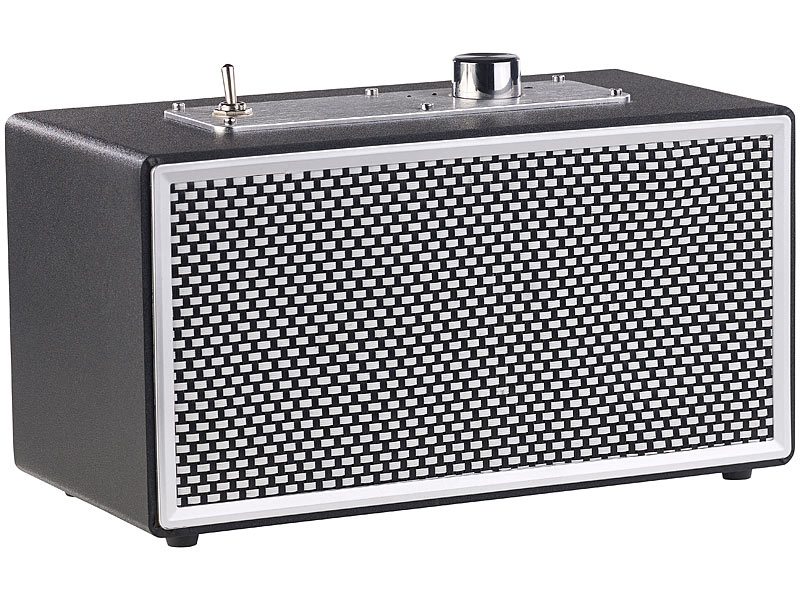 Mobiler Retro-Lautsprecher mit Bluetooth 4.1 und AUX-Eingang, 20 Watt Mobiler Retro-Lautsprecher mit Bluetooth 4.1 und AUX-Eingang, 20 Watt