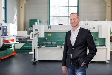 Thomas-Alexander Weber, Geschäftsführer der Hezinger Maschinen GmbH. (Bildquelle: @Hezinger Maschine