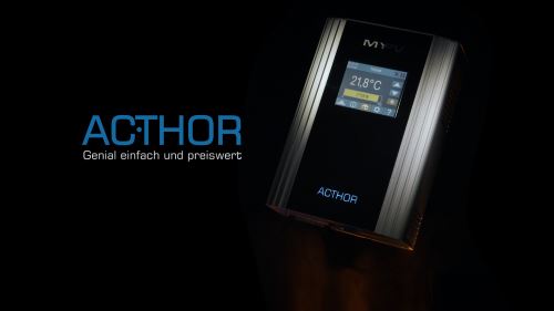 Mit dem neuen Leistungssteller AC•THOR lässt sich die Haustechnik auf kleinstem Raum umsetzen Mit dem neuen Leistungssteller AC•THOR lässt sich die Haustechnik auf kleinstem Raum umsetzen