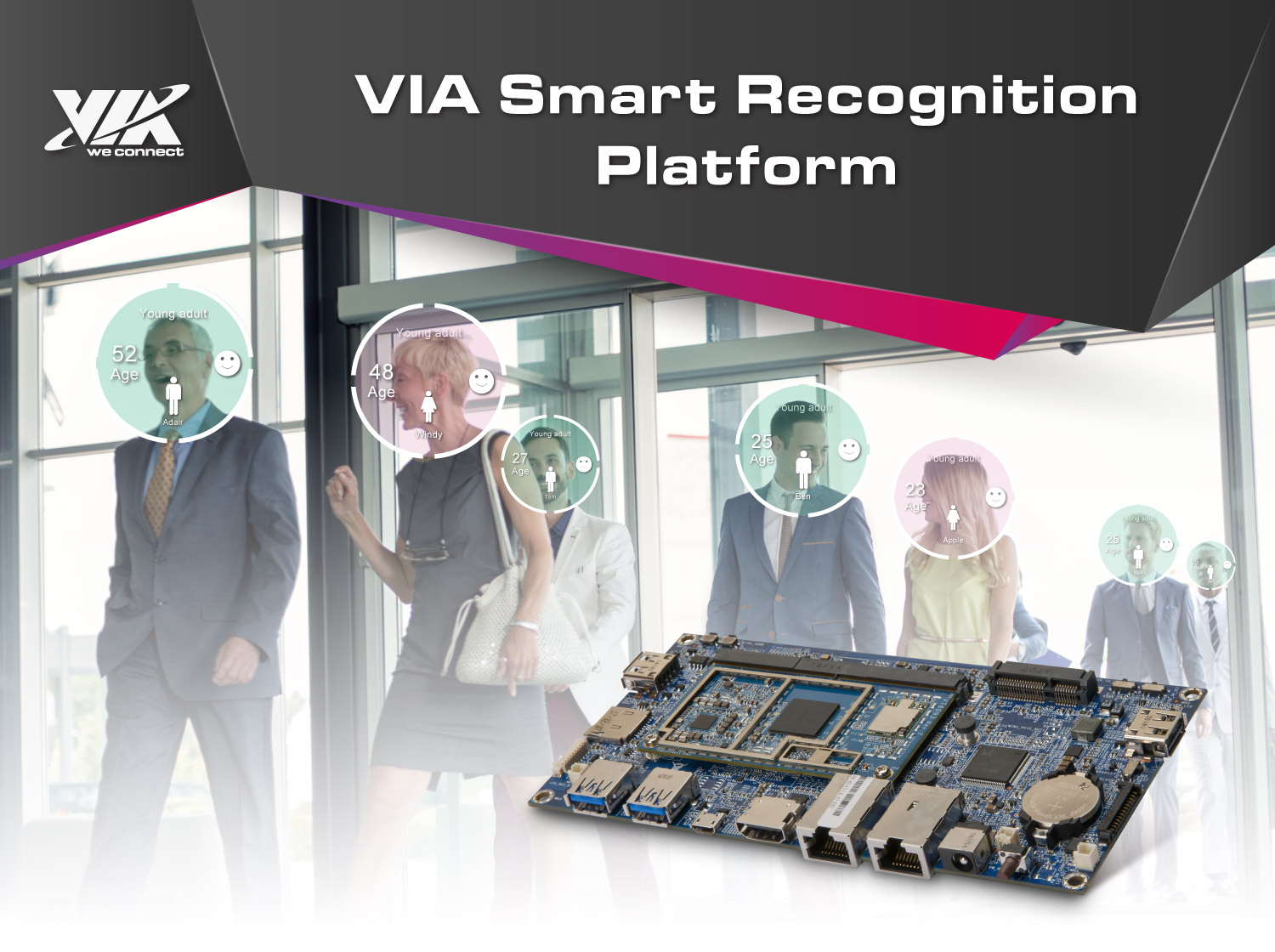 VIA Smart Recognition Platform (Bildquelle: Copyright VIA Technologies) VIA Smart Recognition Platform (Bildquelle: Copyright VIA Technologies)
