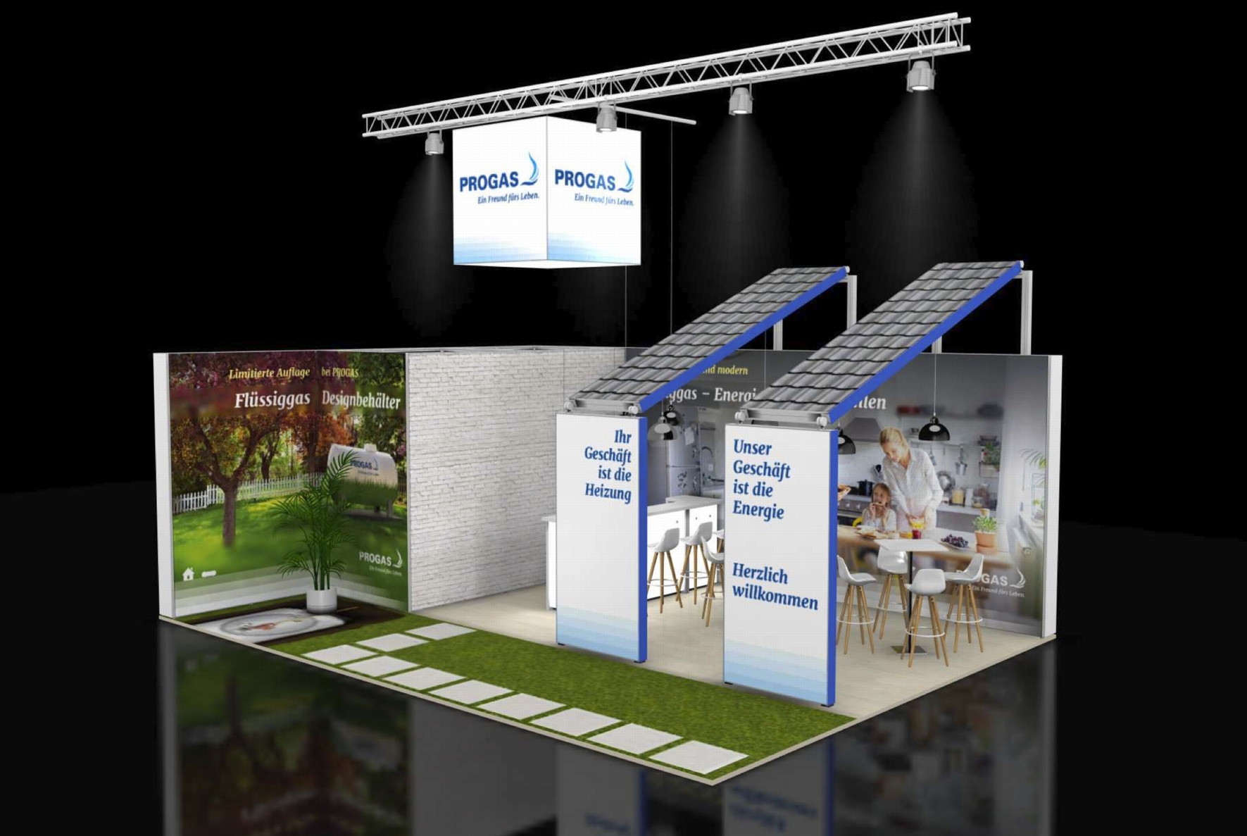 Auf der SHK in Essen ist Flüssiggasversorger PROGAS in Halle 3 auf Stand 3A36 vertreten. (Bildquelle
