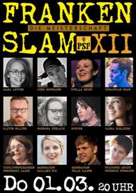 Fränkischen Meisterschaften im Poetry Slam am 1.März in Forchheim im Kolpinghaus (© Frankenslam) 