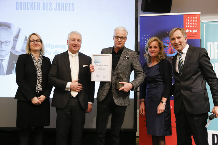 terminic-Geschäftsführer Wolfgang Rolla du Rosey ist „Drucker des Jahres“ 2017