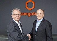 Jason Carlson (rechts), CEO congatec, und Gerd Lammers, Geschäftsführer Real-Time Systems, sind sich Jason Carlson (rechts), CEO congatec, und Gerd Lammers, Geschäftsführer Real-Time Systems, sind sich