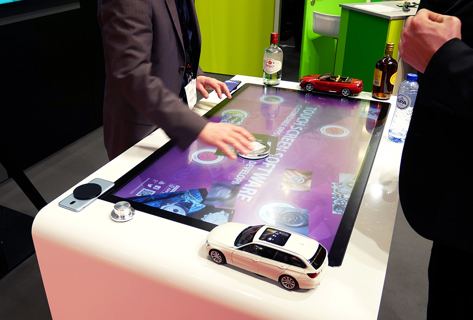 Premium Touchscreen Lösung auf der ISE 2018.