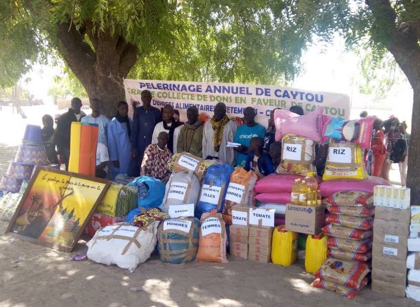 Ankunft der Schüler der CPCAD in Caytou, Senegal