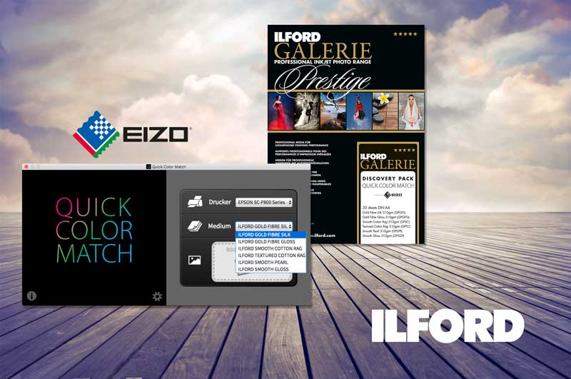 Anwenderfreundliche Farbmanagement-Software: Quick Color Match von Eizo für Ilford.Eizo bietet anwen