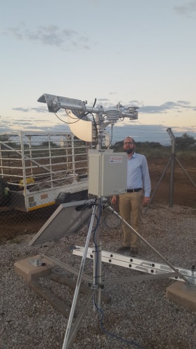 Die eigens entwickelte Messstation HelioScale reduziert Ertragsunsicherheiten
