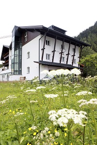 Blumenwiese vor Valluga Hotel (VALLUGA Hotel)