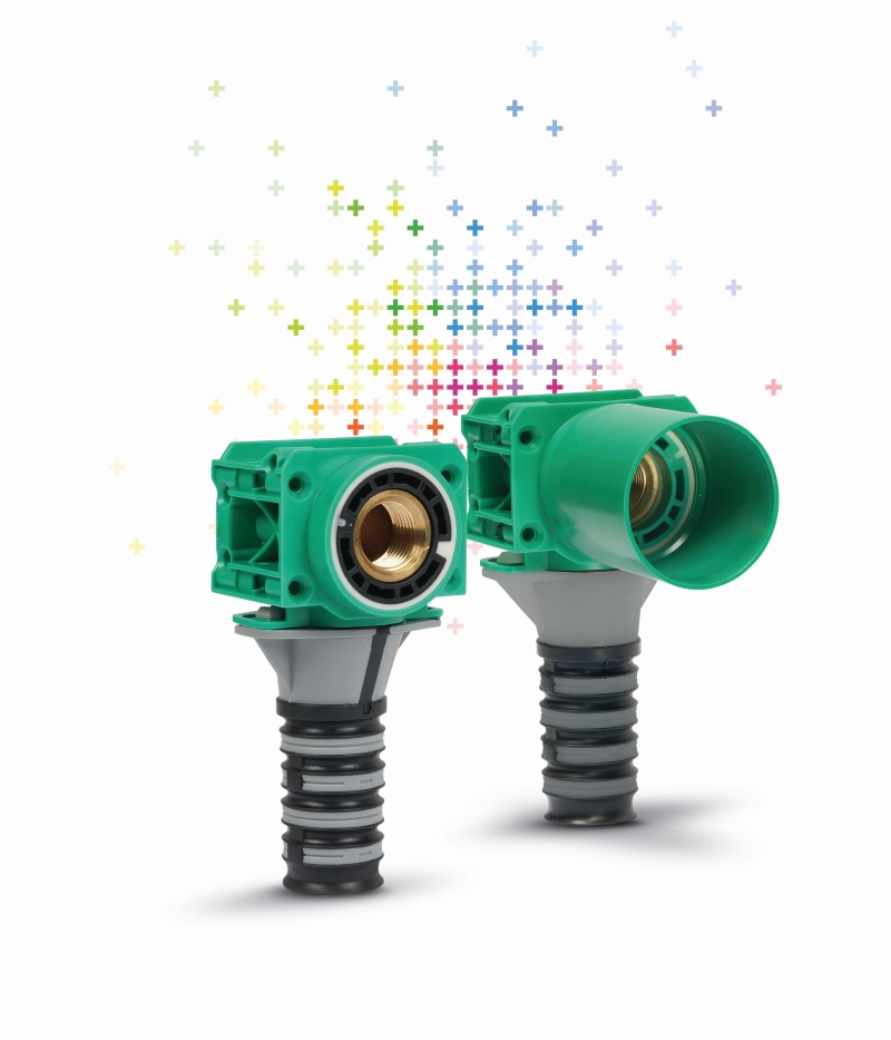 Optimierte Haustechnikprodukte zum 40. Geburtstag des Installationssystems JRG Sanipex (Bildquelle: 