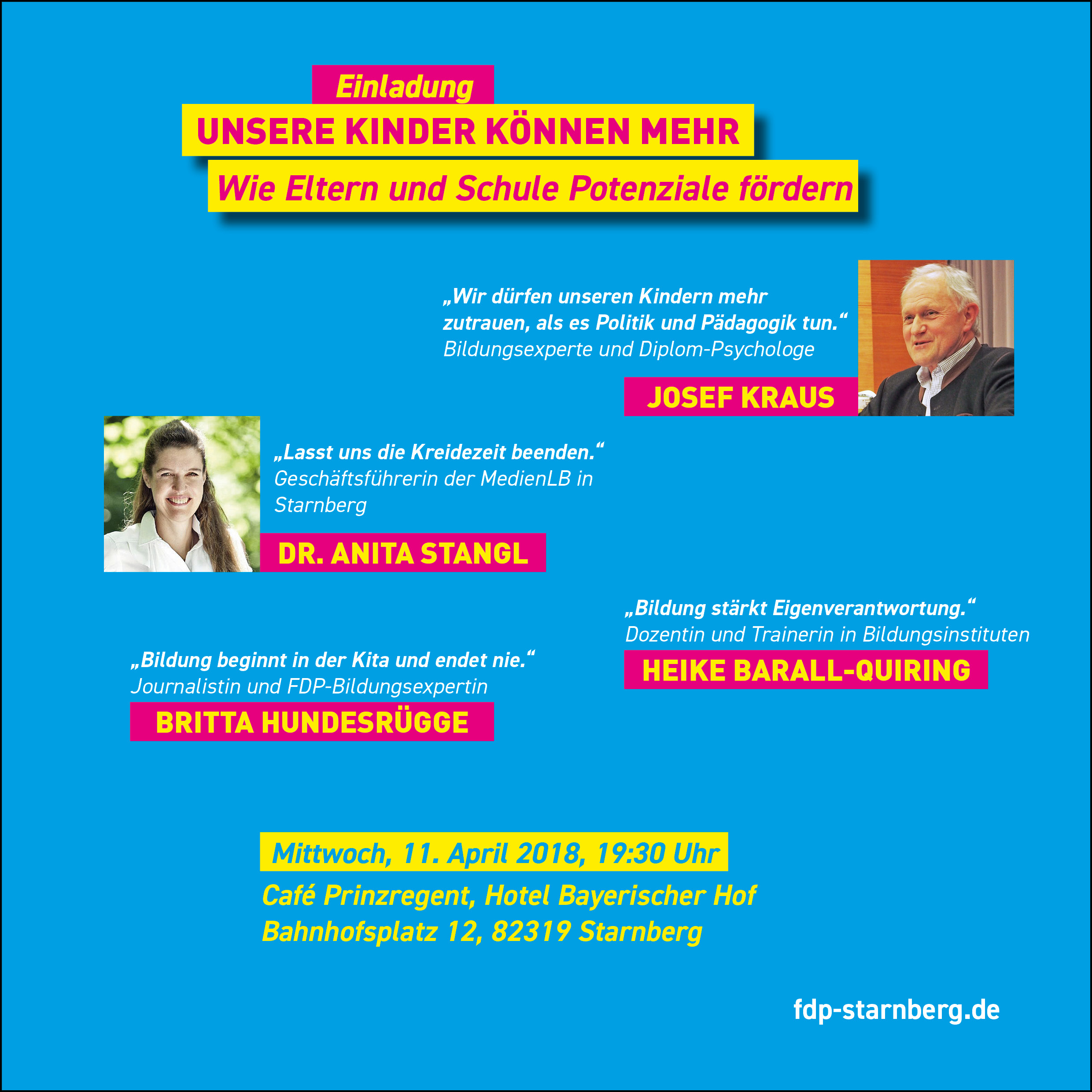 Unsere Kinder können mehr - Wie Eltern und Schule Potenziale fördern Unsere Kinder können mehr - Wie Eltern und Schule Potenziale fördern