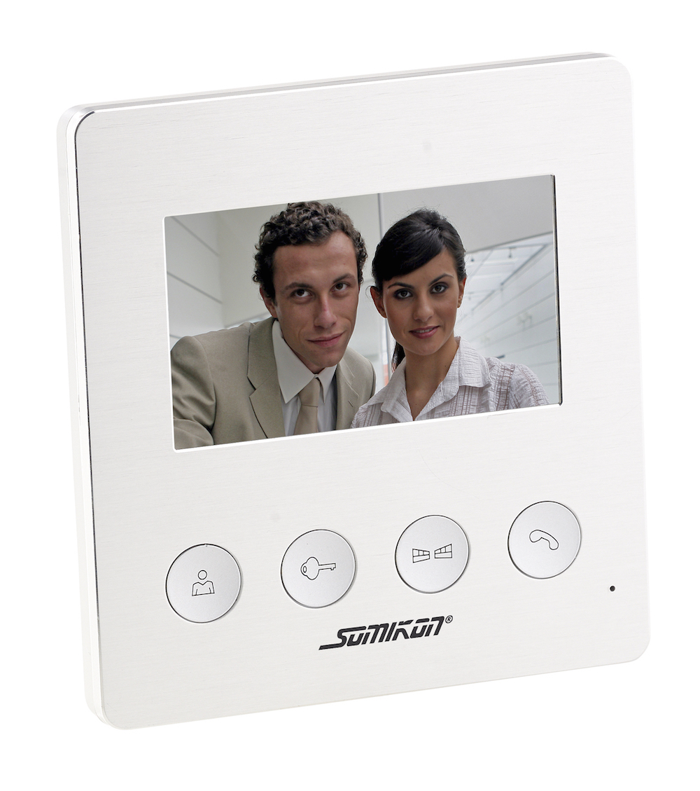 Video-Türsprechanlage VSA-400 mit Farbdisplay, LED-Licht und Türöffnungsfunktion