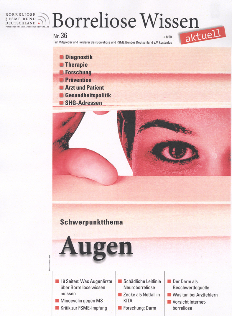 60 Seiten, 8,50?, www.borreliose-bund.de (Bildquelle: BVA)