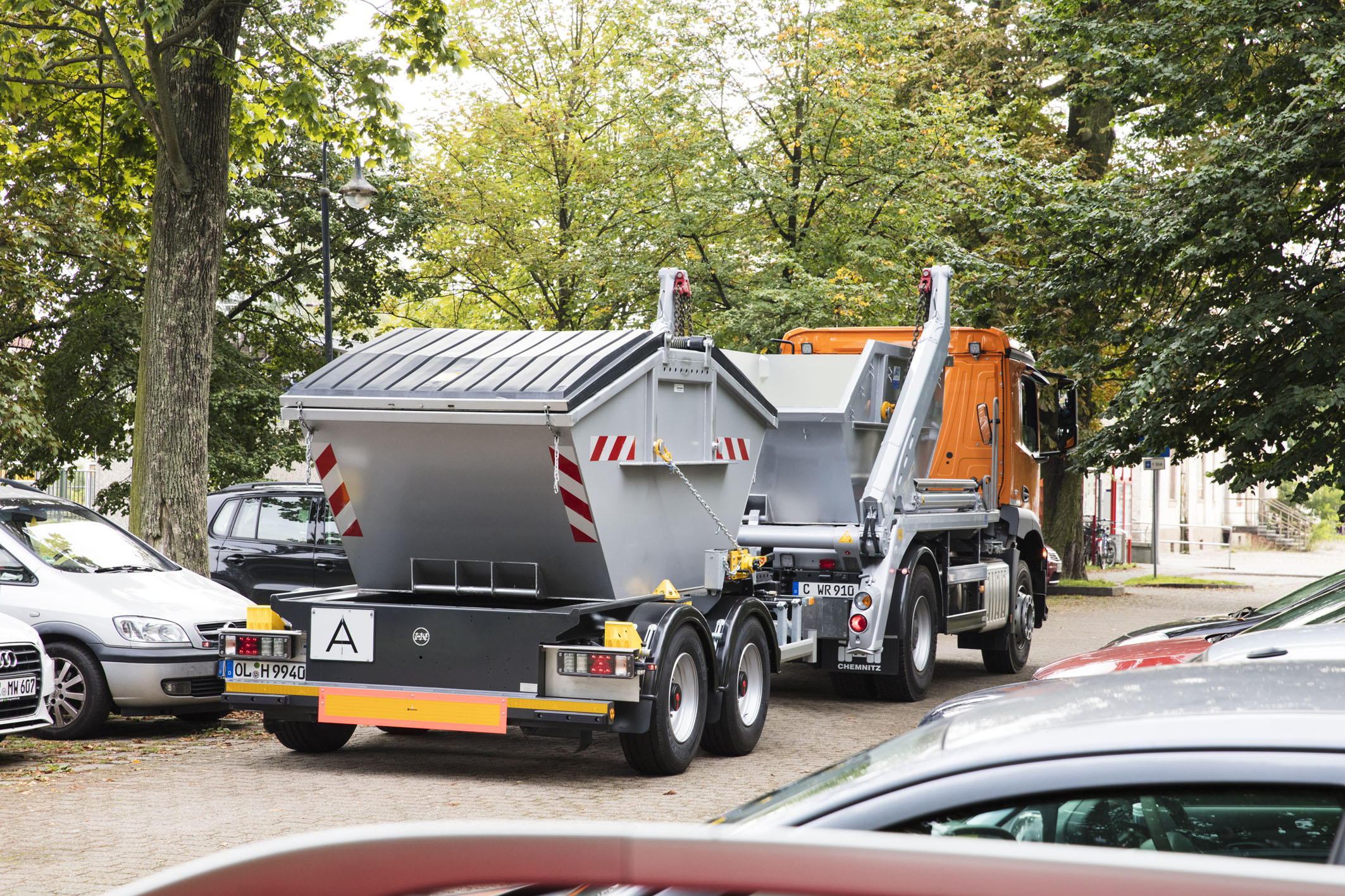 Der Mini Carrier verdoppelt die Transportkapazität.