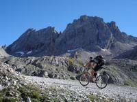 Biker in den Lienzer Dolomiten