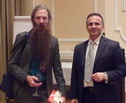 Dr. Aubrey de Grey und Dr. Pero Micic auf den Eltviller Zukunftstagen Dr. Aubrey de Grey und Dr. Pero Micic auf den Eltviller Zukunftstagen