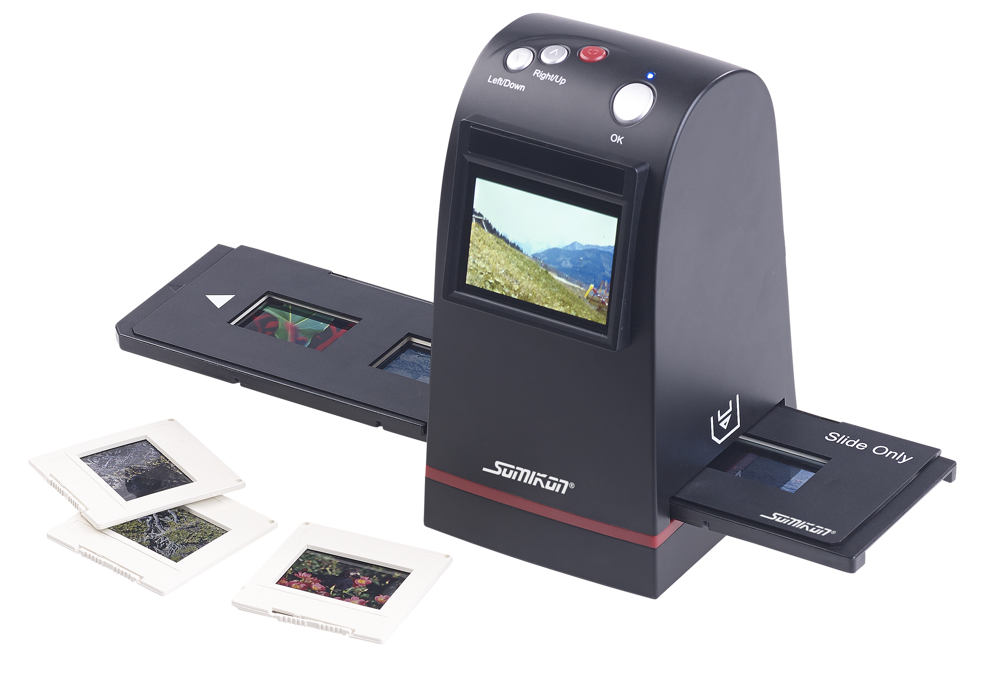 Stand-Alone-Dia-Scanner und Negativscanner mit 9 Megapixel-Sensor und TFT-Display Stand-Alone-Dia-Scanner und Negativscanner mit 9 Megapixel-Sensor und TFT-Display