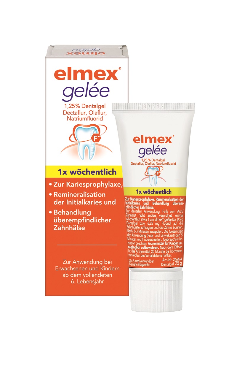 Intensivfluoridierung mit elmex®gelée (Bildquelle: CP GABA GmbH)