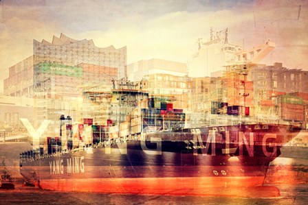 Aus Hafen- und Stadtmotiven ensteht ein individueller Kalender