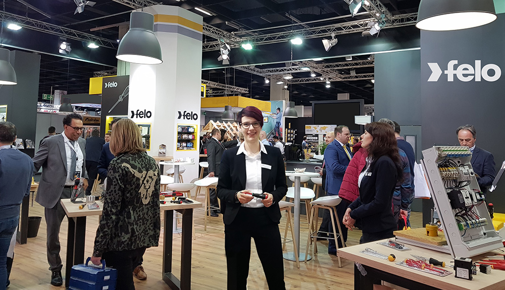Felo auf der Eisenwarenmesse