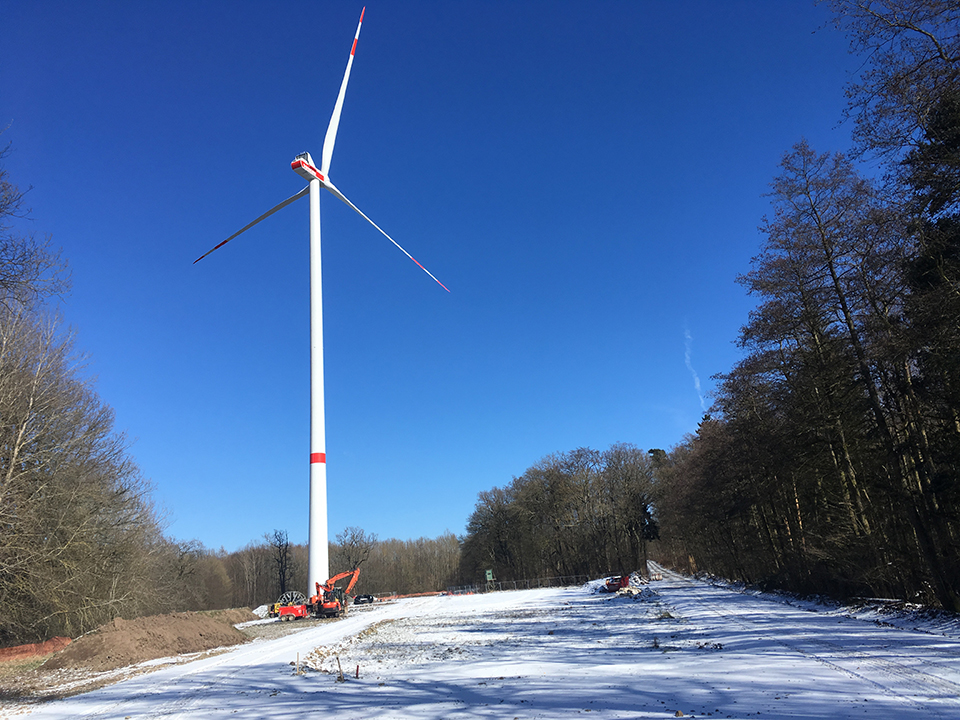 VSB-Gruppe nimmt Windpark Homberg bei Alsfeld in Betrieb (Hessen, Vogelsbergkreis) VSB-Gruppe nimmt Windpark Homberg bei Alsfeld in Betrieb (Hessen, Vogelsbergkreis)