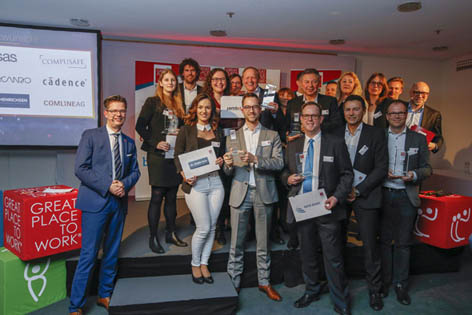 Das Team der HENRICHSEN AG. Abb. Great Place to Work Institut