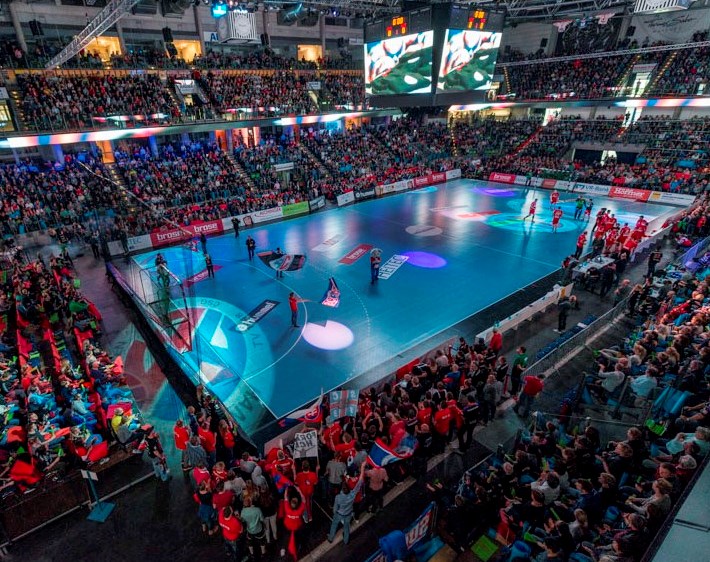 (Foto: HJKrieg, Erlangen): HC Erlangen gegen Göppingen am Samstag in der ARENA (Foto: HJKrieg, Erlangen): HC Erlangen gegen Göppingen am Samstag in der ARENA