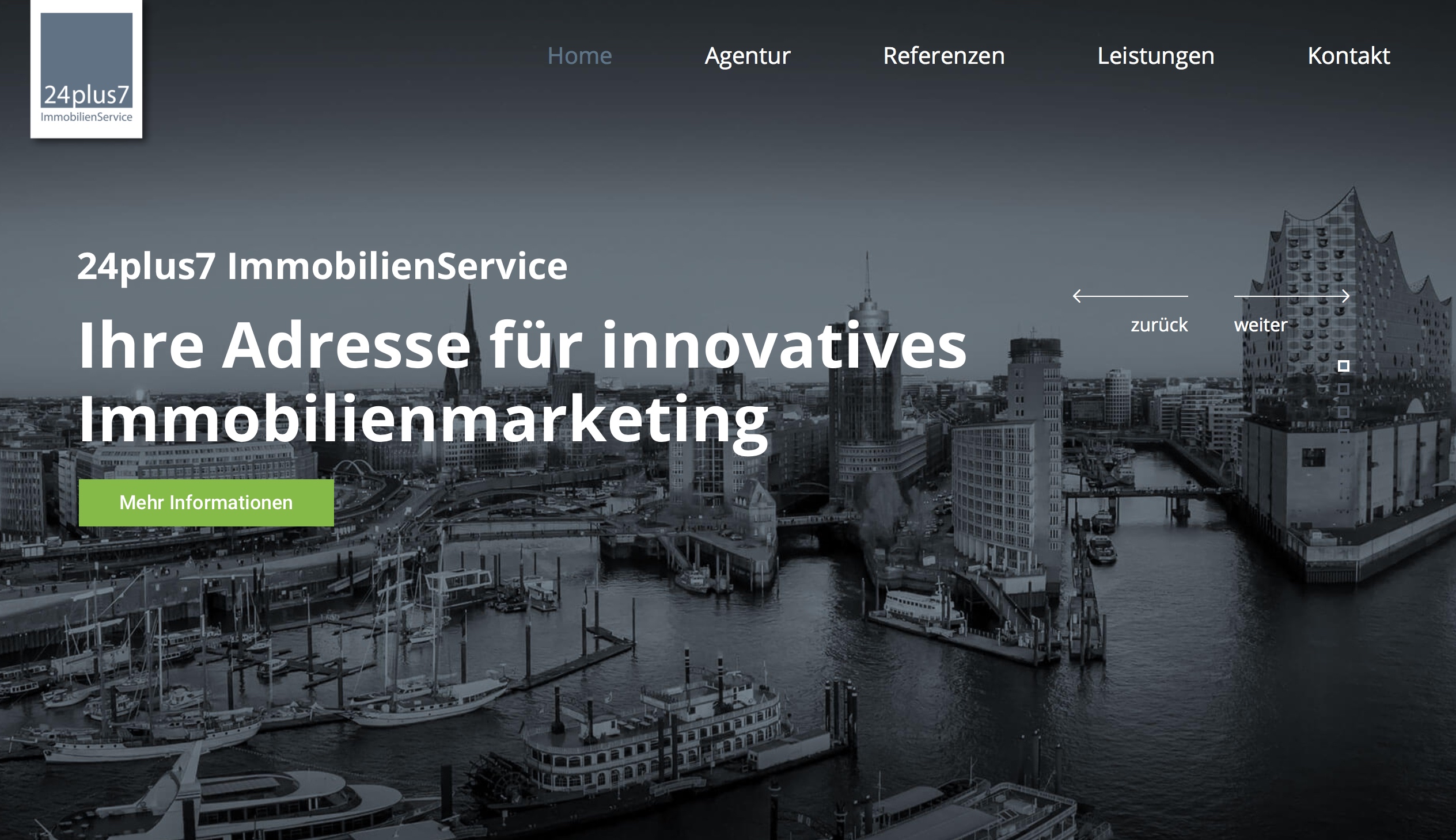 Agentur für Immobilienmarketing 24plus7 startet mit Websiterelaunch +Fokus auf Digitalisierung durch
