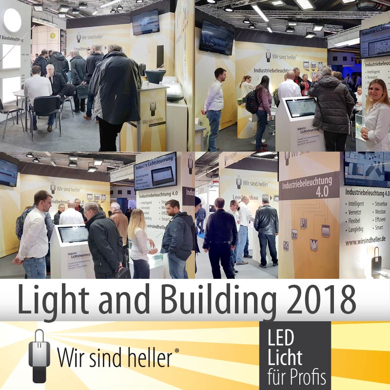 "Wir sind heller" auf der light& building 2018