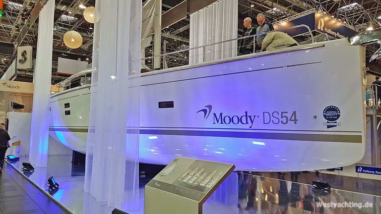 Moody DS 54 auf der boot Düsseldorf (Foto: westyachting.de) Moody DS 54 auf der boot Düsseldorf (Foto: westyachting.de)