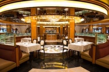Princess Cruises serviert nicht nur kulinarische Highlights an Bord (hier das Restaurant Concerto au