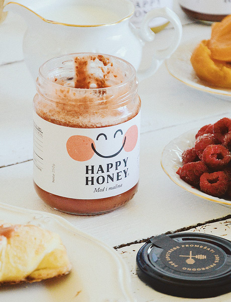 Happy Honey: kaltgepresster Honig& Früchte Happy Honey: kaltgepresster Honig& Früchte