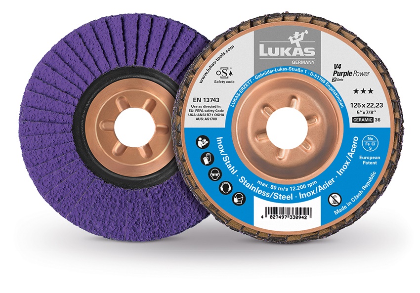 V4 Purple?Power-Schleifscheibe für maschinelle Schleifarbeiten V4 Purple?Power-Schleifscheibe für maschinelle Schleifarbeiten