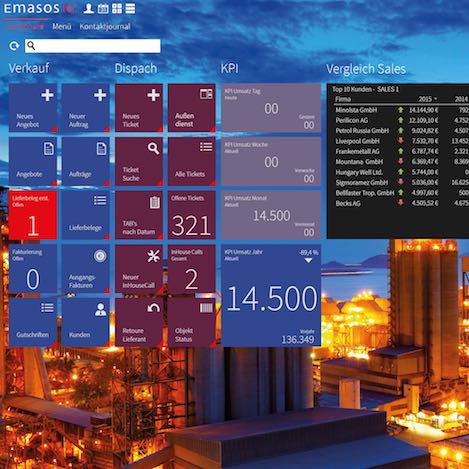 Emasos Dashboard